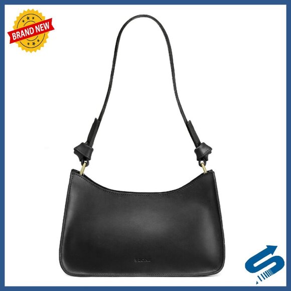Handbags - Leather Hobo Shoulder Bag Small Purse Clutch Versatile Carry